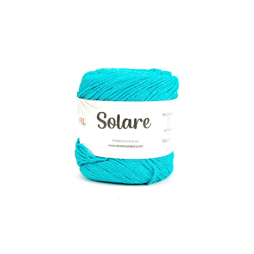 Solare Crochet & Knitting Yarn, 100g Egyptian Cotton Polyester Blend Yarn - Image 8