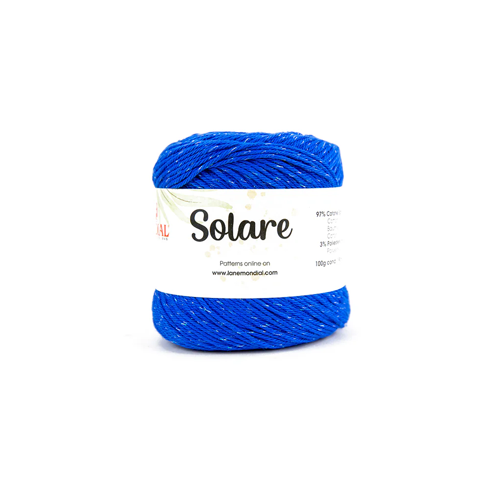 Solare Crochet & Knitting Yarn, 100g Egyptian Cotton Polyester Blend Yarn - Image 9