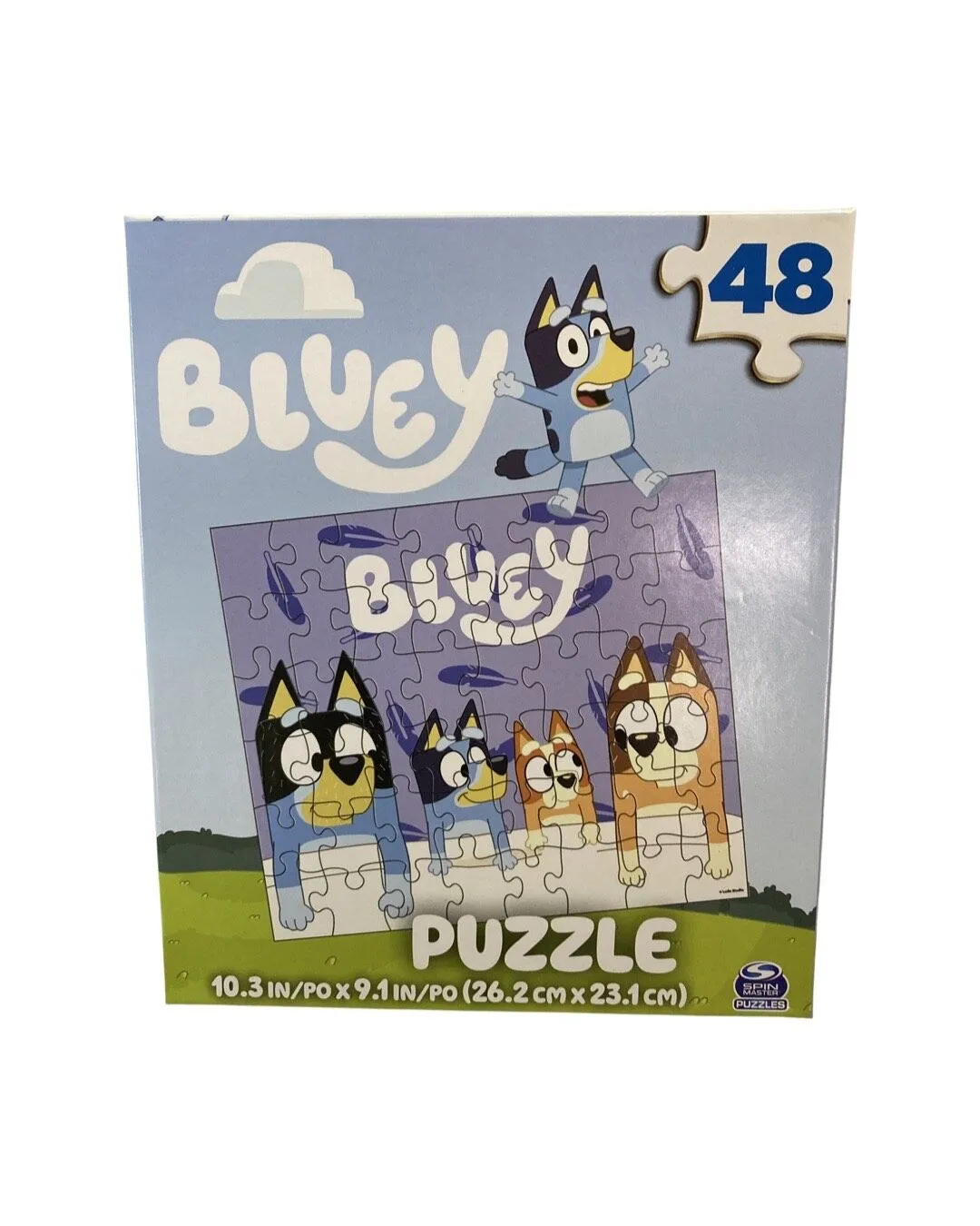 48-Piece Spinmaster Jigsaw Puzzle, Bluey Premier- 7x1.5x8.25 - Image 3