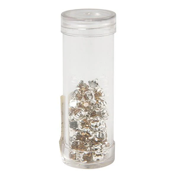 Sullivans Crystal Diamonte Beads, Topaz- 4x48mm