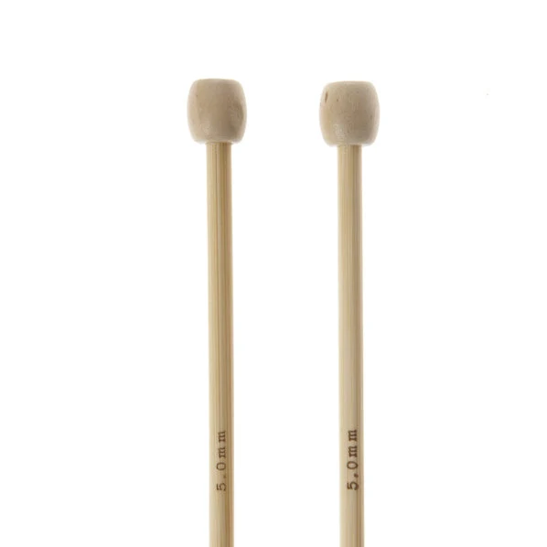 Bamboo Knitting Needles 25cm - Image 4