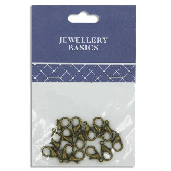 11mm Lobster Clamp Charm, Black- 14pc- Sullivans - Image 3
