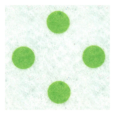 Craft Printed Felt Polka Dots, 30cmx22cm