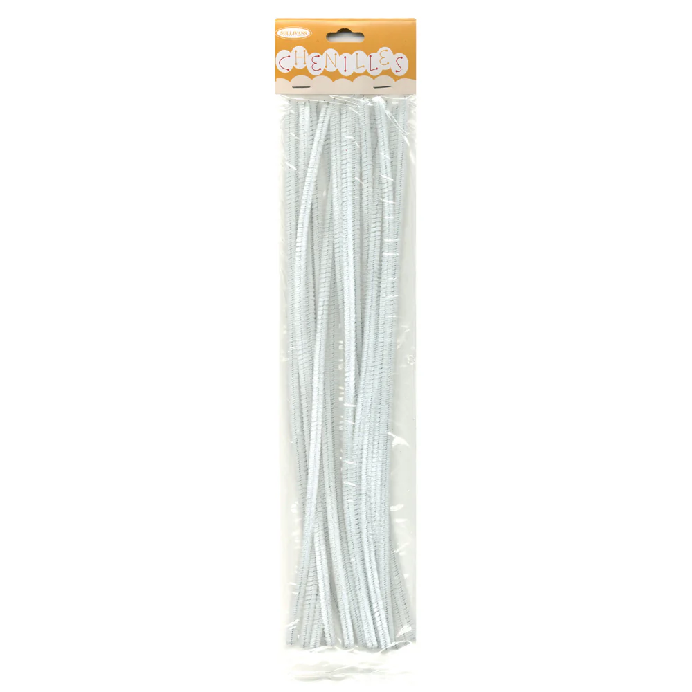 Sullivans Chenilles 18pk, Plain- 6mm