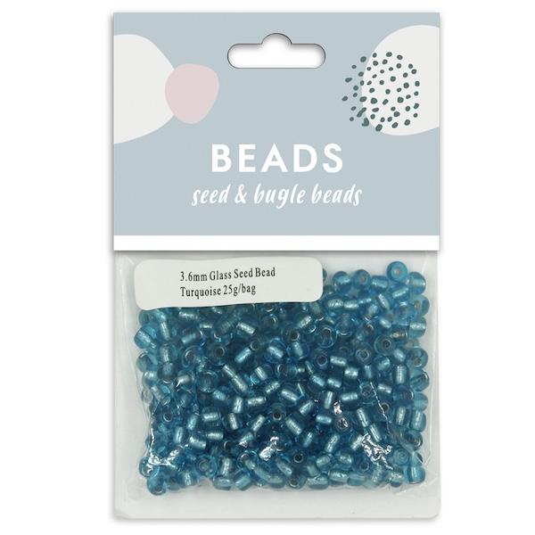 3.6mm Glass Seed Beads, 25g- Sullivans - Image 5