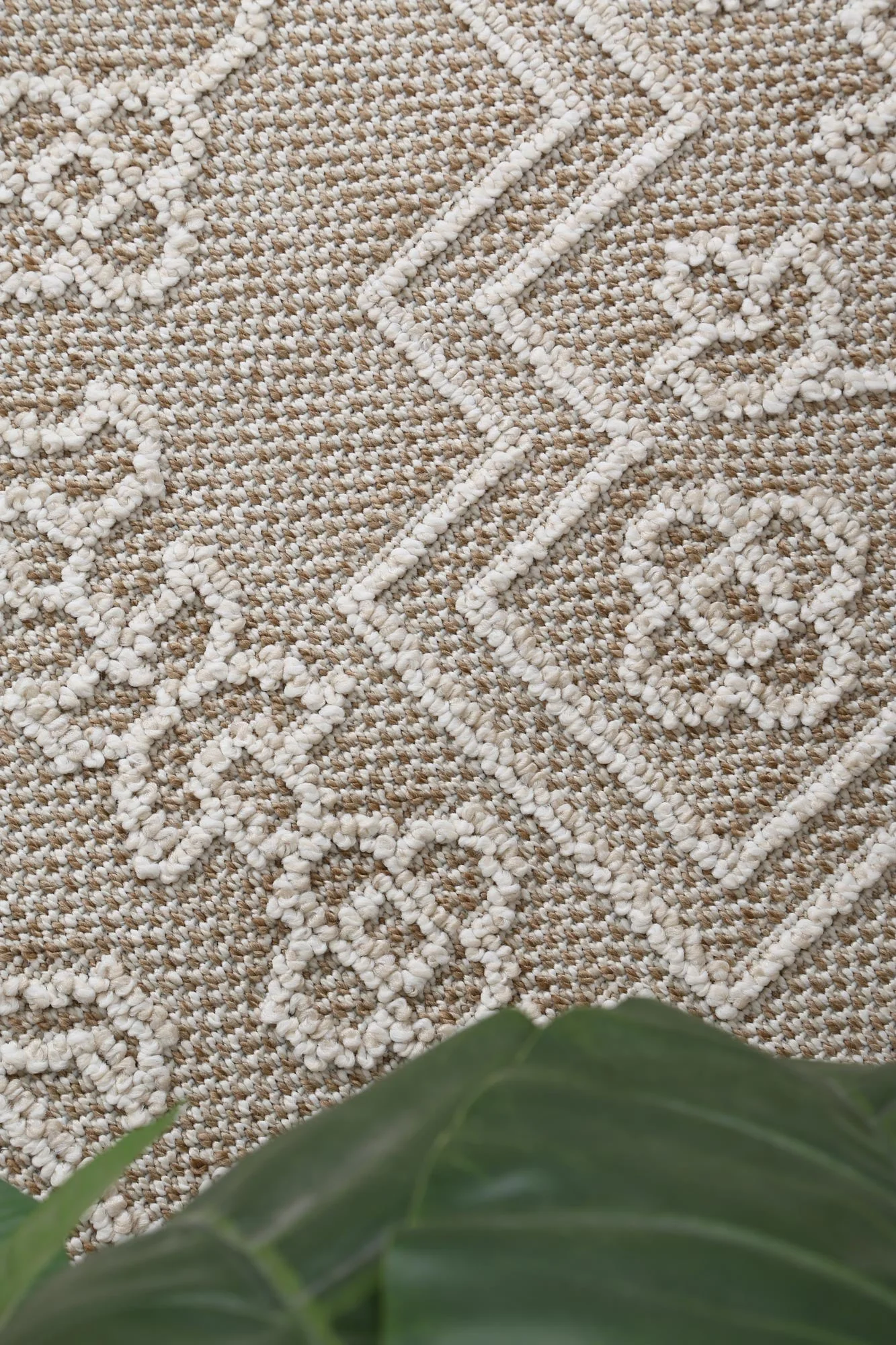 Vanuatu Waita Beige Tribal Flatweave Rug - Image 6