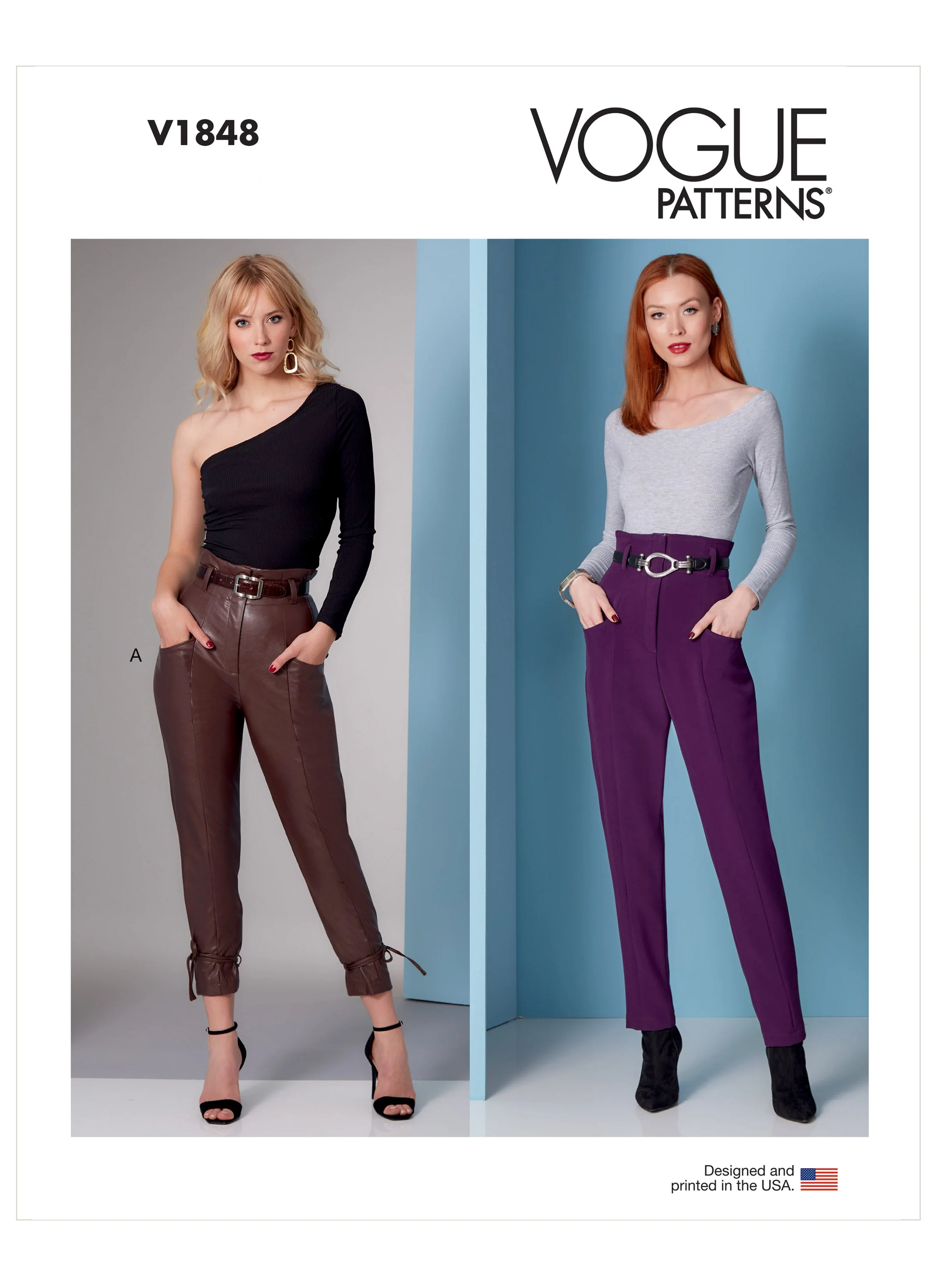 Vogue Pattern V1848 Misses/Petite Pants - Image 2