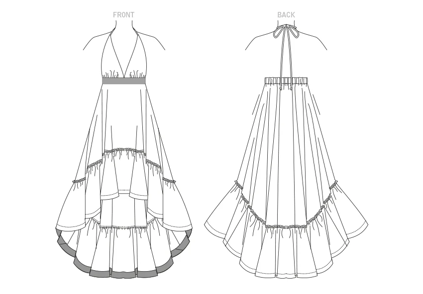 Vogue Pattern V1881 Misses' Dress by Júlio César - Image 2