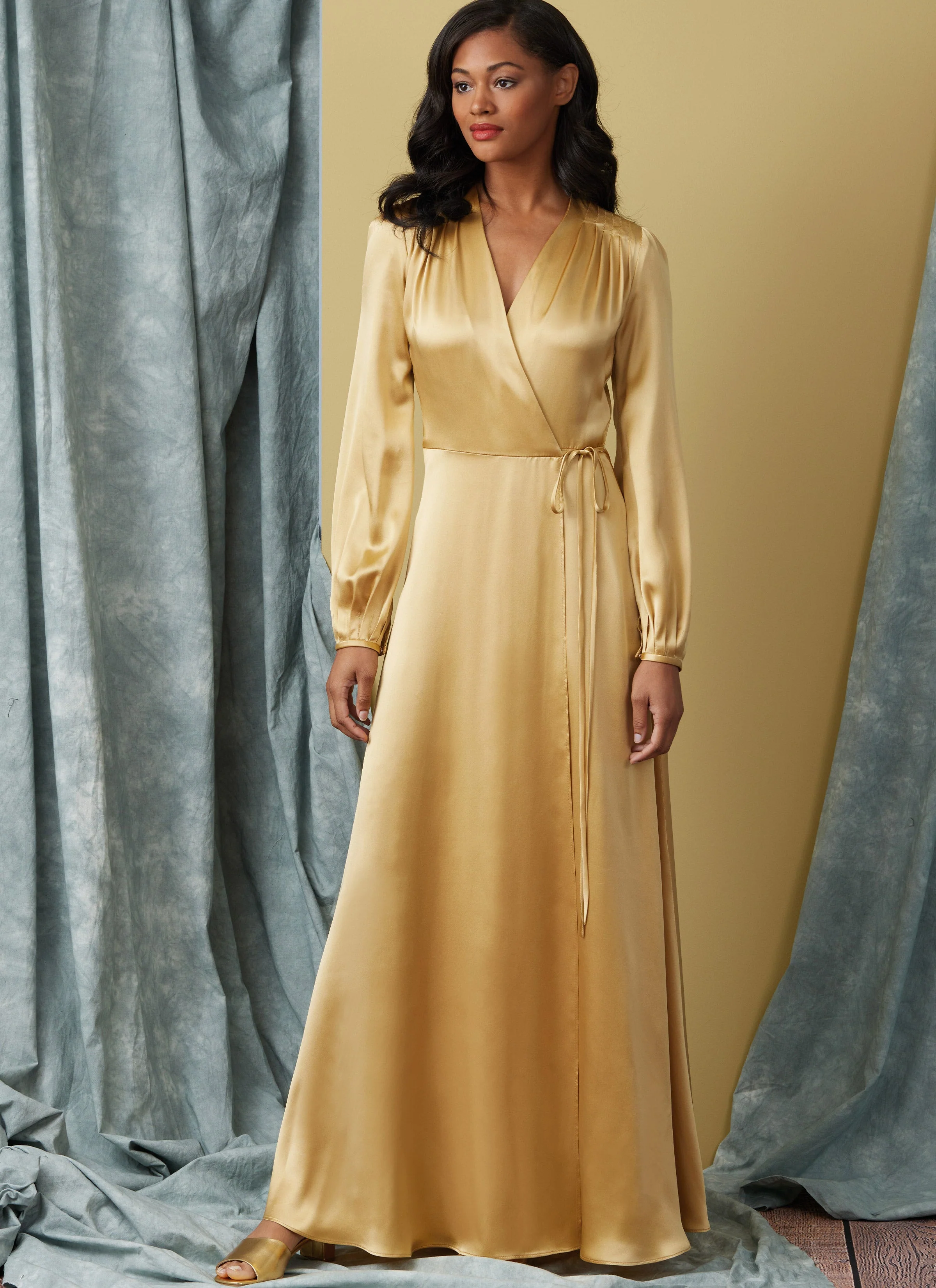 Vogue V1928 Misses' Nightgown in Two Lengths - Image 2