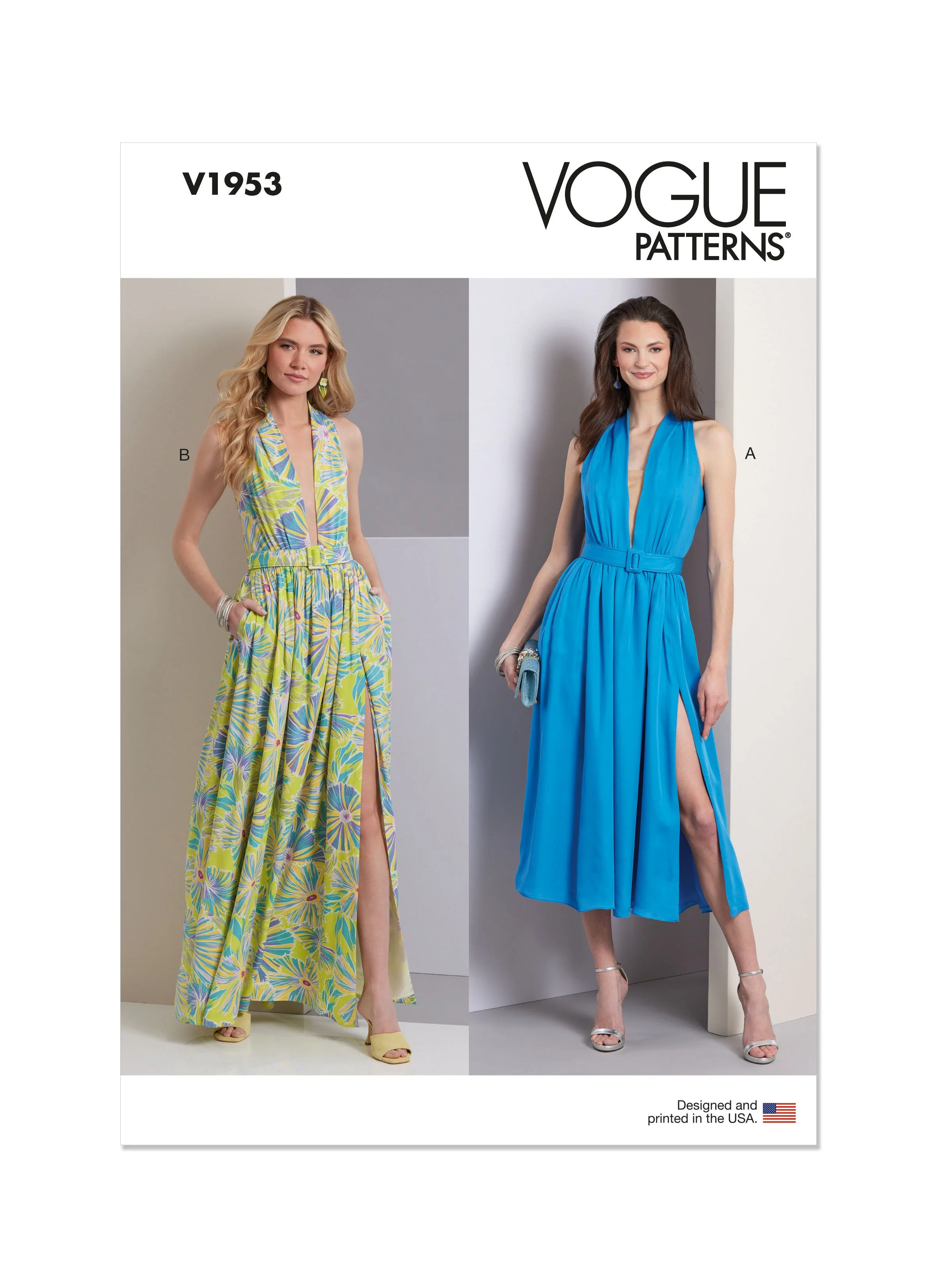 Vogue Pattern V1953 Misses' Dress